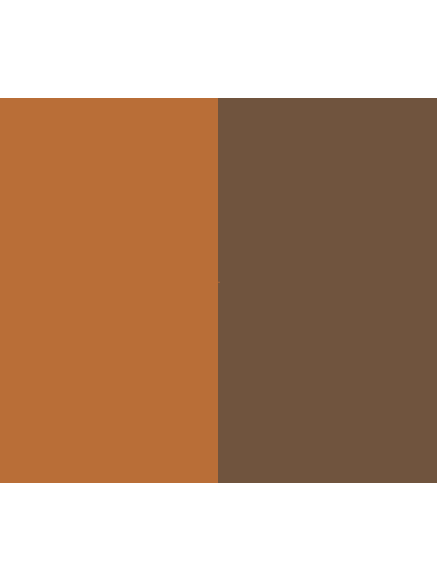 Rotbraun mit Hellbraun